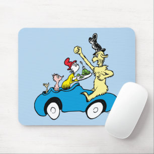 Dr. Seuss Green Eggs and Ham Characters in Car Mouse Mat