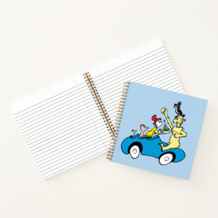 Dr. Seuss Green Eggs and Ham Characters in Car Notebook