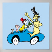 Dr. Seuss Green Eggs and Ham Characters in Car
