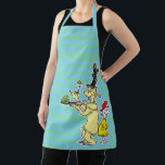 Dr. Seuss | Green Eggs and Ham | Friend & Sam-I-Am Apron<br><div class="desc">Don't knock it until you try it, you might just like it! GREEN EGGS AND HAM is a classic Dr. Seuss story where Sam-I-Am tries to get his friend to try some green eggs and ham, and he does indeed end up loving them. Check out Sam-I-Am holding up a sign...</div>