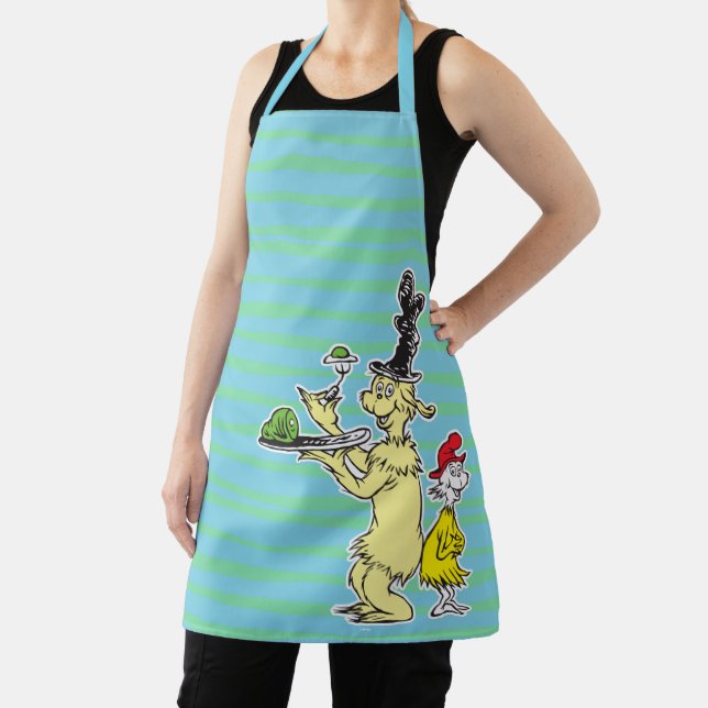 Dr. Seuss | Green Eggs and Ham | Friend & Sam-I-Am Apron (Insitu)
