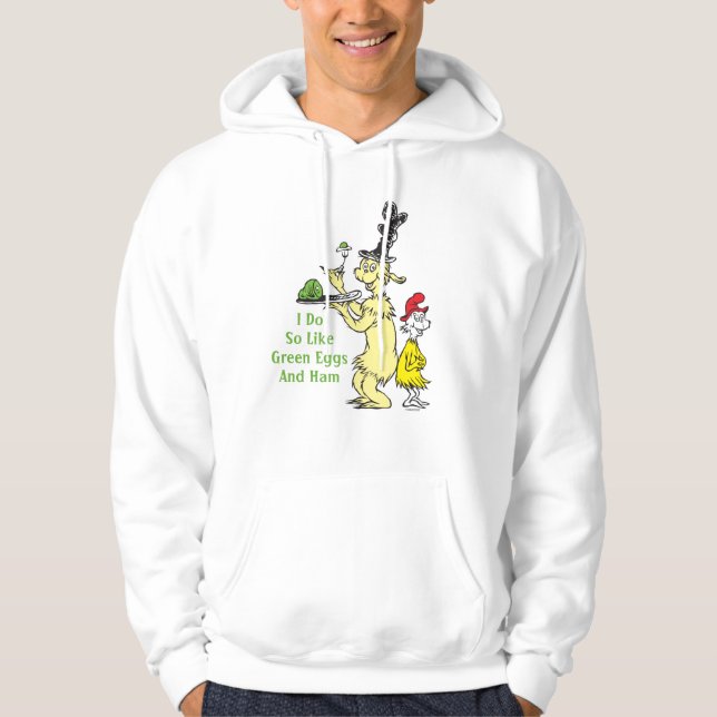 Dr. Seuss | Green Eggs and Ham | Friend & Sam-I-Am Hoodie (Front)