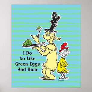 Dr. Seuss   Green Eggs and Ham   Friend & Sam-I-Am Poster