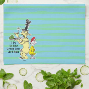 Dr. Seuss   Green Eggs and Ham   Friend & Sam-I-Am Tea Towel