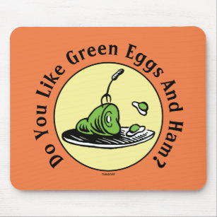 Dr. Seuss   Green Eggs and Ham Icon Mouse Mat
