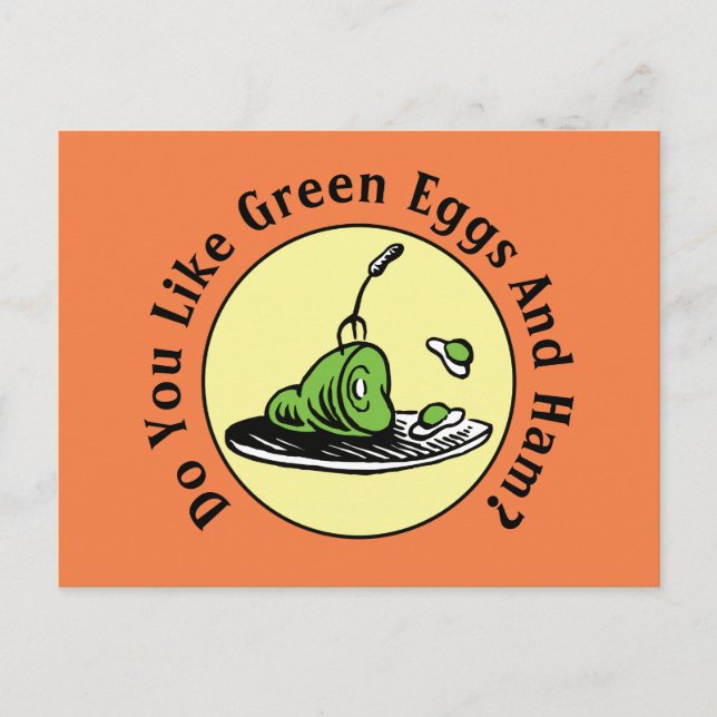 Dr. Seuss | Green Eggs and Ham Icon Postcard (Front)