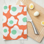 Dr. Seuss | Green Eggs and Ham Icon Tea Towel<br><div class="desc">Don't knock it until you try it, you might just like it! GREEN EGGS AND HAM is a classic Dr. Seuss story where Sam-I-Am tries to get his friend to try some green eggs and ham, and he does indeed end up loving them. Check out Sam-I-Am holding up a sign...</div>