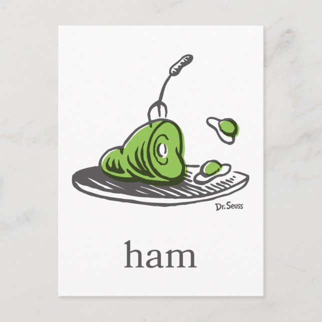 Dr. Seuss | Green Eggs and Ham Postcard (Front)