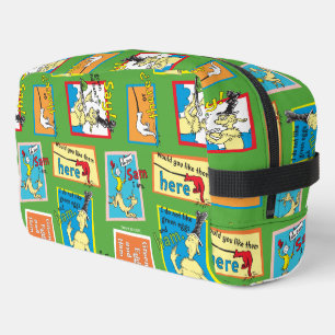 Dr. Seuss Green Eggs and Ham Story Quotes Dopp Kit