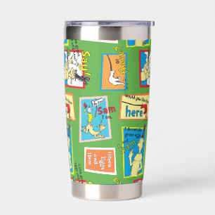 Dr. Seuss Green Eggs and Ham Story Quotes Insulated Tumbler