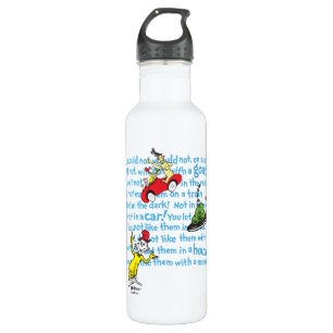 Dr. Seuss   Green Eggs And Ham Storybook Pattern 710 Ml Water Bottle