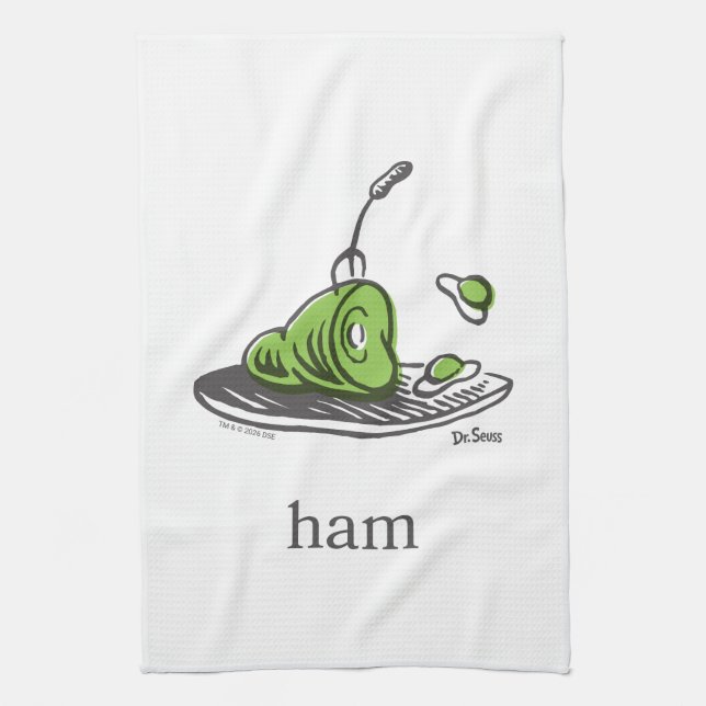 Dr. Seuss | Green Eggs and Ham Tea Towel (Vertical)