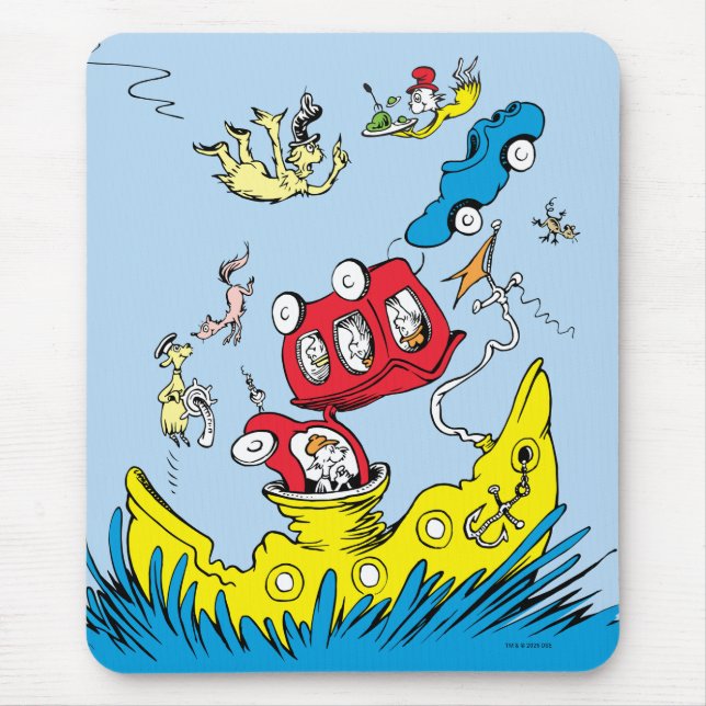 Dr. Seuss | Green Eggs & Ham Scene Mouse Mat (Front)