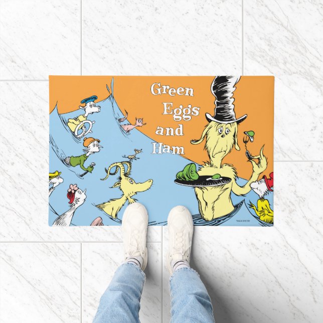 Dr. Seuss Green Eggs & Ham Water Scene Doormat (Indoor)