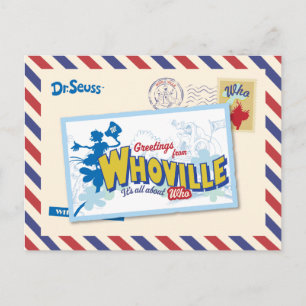 Dr. Seuss   Greetings from Who-ville Postcard