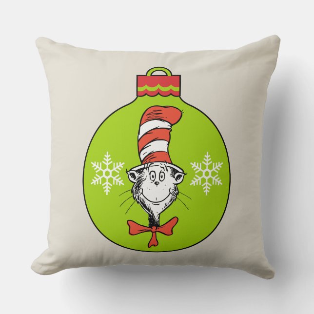 Dr. Seuss | Grinch | Cat in the Hat Ornament Cushion (Front)