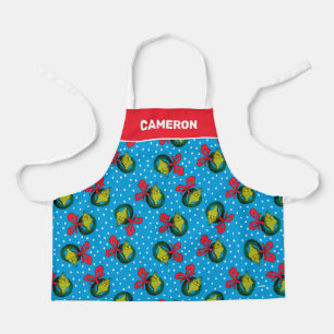 Dr. Seuss   Grinch   Christmas Wreath Pattern Apron