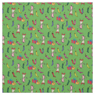 Dr. Seuss   Grinch   Cindy-Lou Who Pattern Fabric