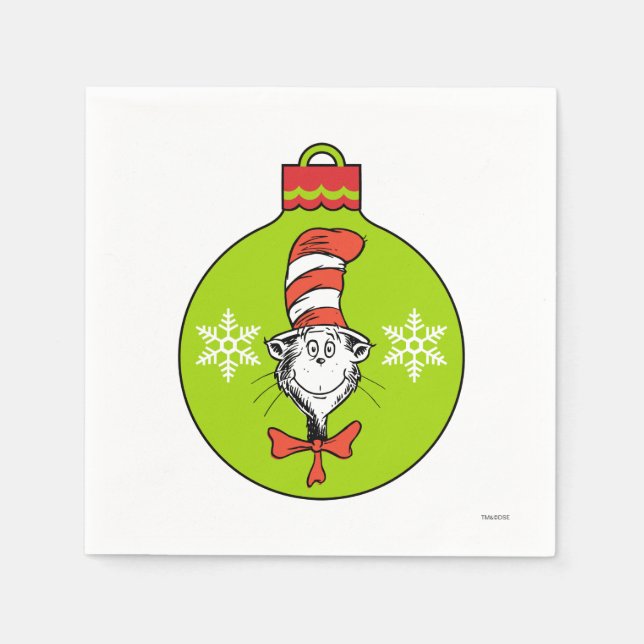 Dr. Seuss | Grinch | Classic The Cat in the Ha Napkin (Front)