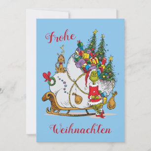 Dr. Seuss   Grinch - Frohe Weihnachten Photo Holiday Card