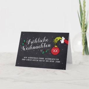 Dr. Seuss   Grinch - Fröhliche Weihnachten Holiday Card