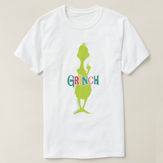 Dr. Seuss | Grinch - Green Silhouette T-Shirt (Design Front)