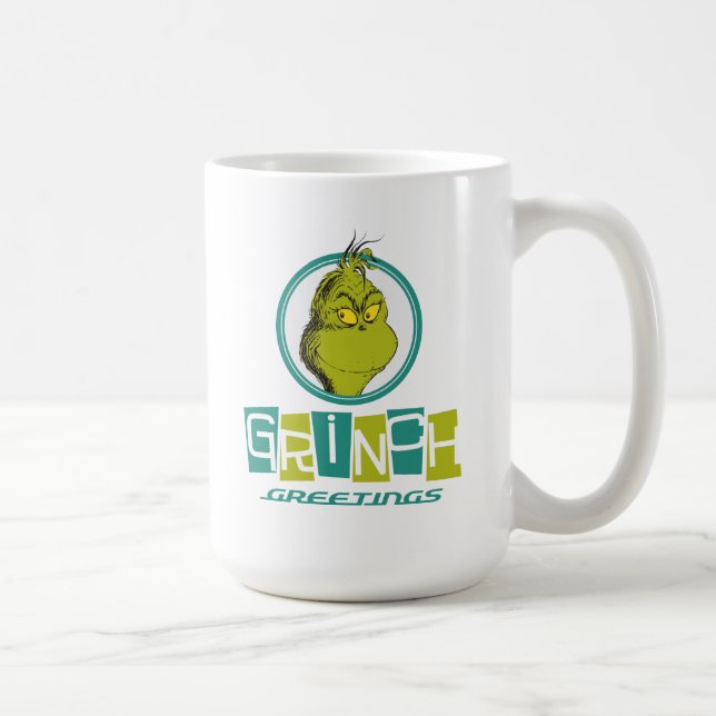 Dr. Seuss | Grinch Greetings Coffee Mug (Right)