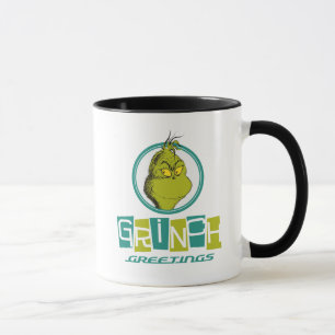 Dr. Seuss   Grinch Greetings Mug