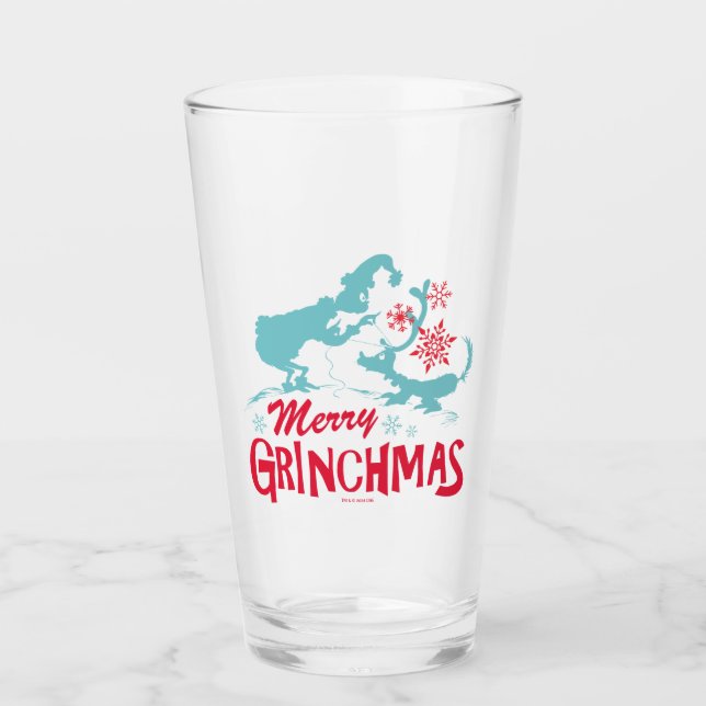 Dr. Seuss | Grinch - Merry Grinchmas Glass (Front)