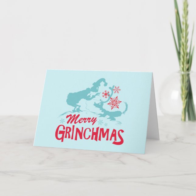 Dr. Seuss | Grinch - Merry Grinchmas Holiday Card (Front)
