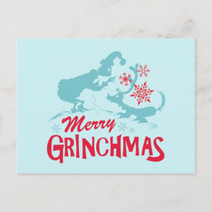 Dr. Seuss Grinch - Merry Grinchmas Holiday Postcard
