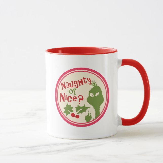 Dr. Seuss | Grinch - Naughty or Nice? Mug (Right)