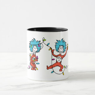Dr. Seuss Grinch Thing One Thing TwDancing Mug