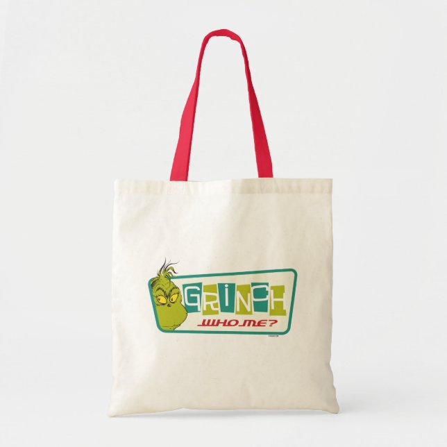 Dr. Seuss | Grinch - Who Me? Tote Bag (Front)