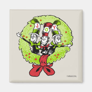 Dr Seuss   Grinch   Who-ville Christmas Joy Magnet
