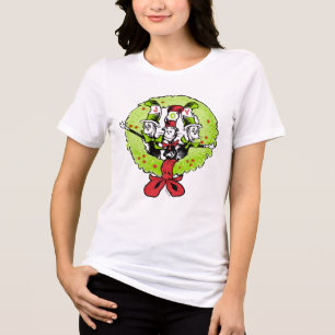 Dr Seuss Grinch Who-ville Christmas Joy Tri-Blend Shirt
