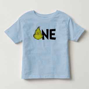 Dr. Seuss Grinch Winter 1st Birthday Toddler T-Shirt