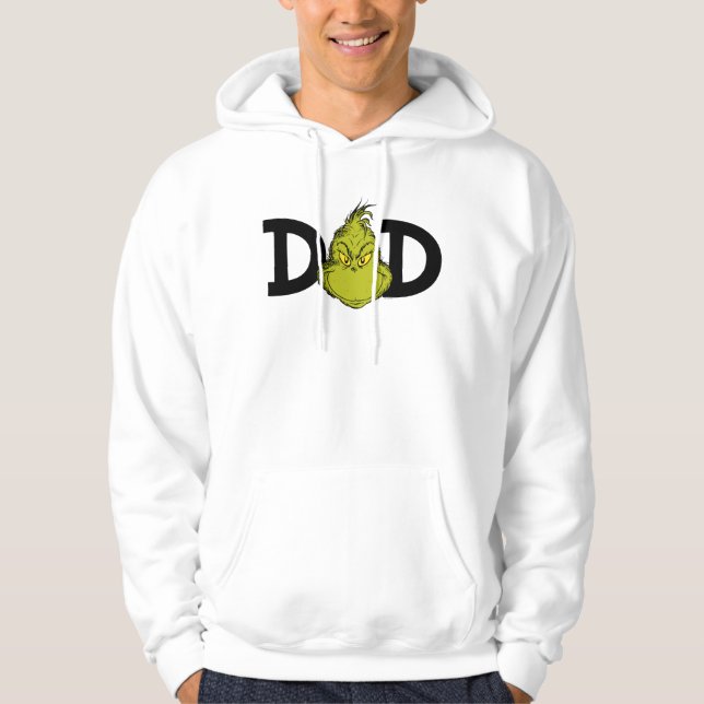 Dr. Seuss | Grinch Winter Birthday Dad Hoodie (Front)