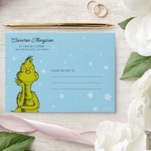 Dr. Seuss   Grinch Winter Birthday Envelope