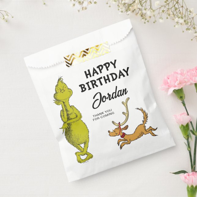 Dr. Seuss | Grinch Winter Birthday Favour Bags (Sealed)