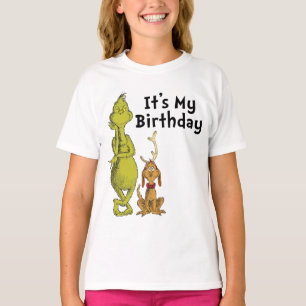 Dr. Seuss   Grinch Winter Birthday T-Shirt