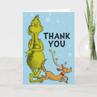 Dr. Seuss | Grinch Winter Birthday Thank You