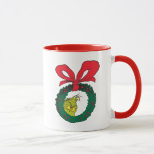 Dr. Seuss   Grinch Wreath Mug