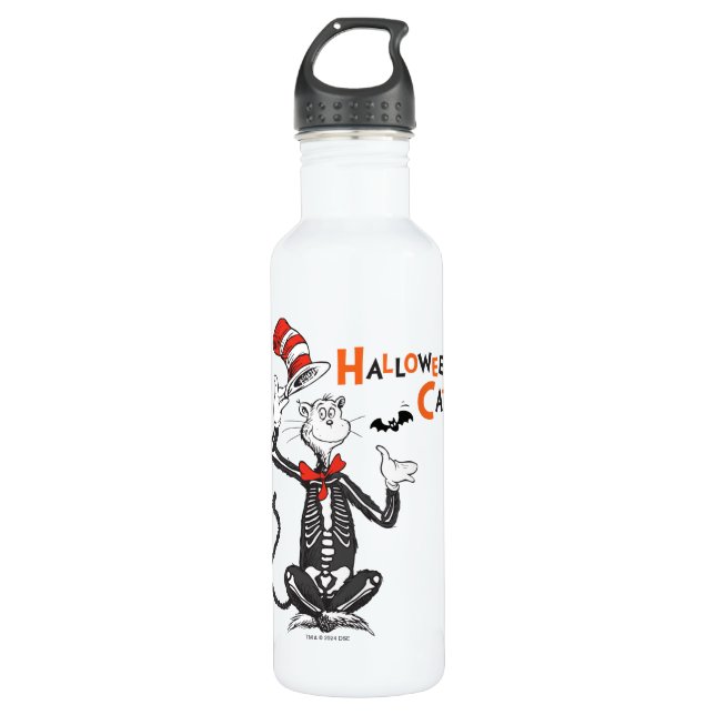 Dr. Seuss | Halloween Cat in the Hat 710 Ml Water Bottle (Front)