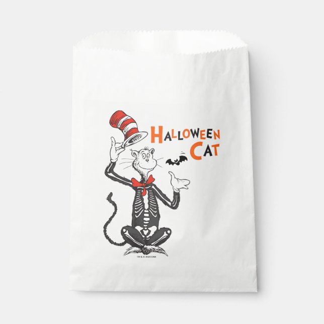Dr. Seuss | Halloween Cat in the Hat Favour Bags (Front)