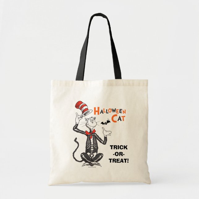Dr. Seuss | Halloween Cat in the Hat Tote Bag (Front)