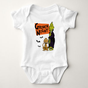 Dr. Seuss   Hallowen Grinch Night Graphic Baby Bodysuit