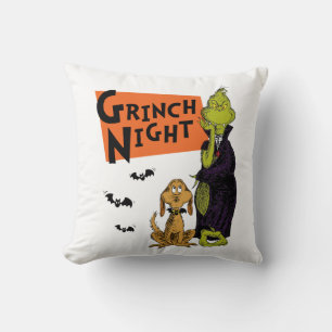 Dr. Seuss   Hallowen Grinch Night Graphic Cushion