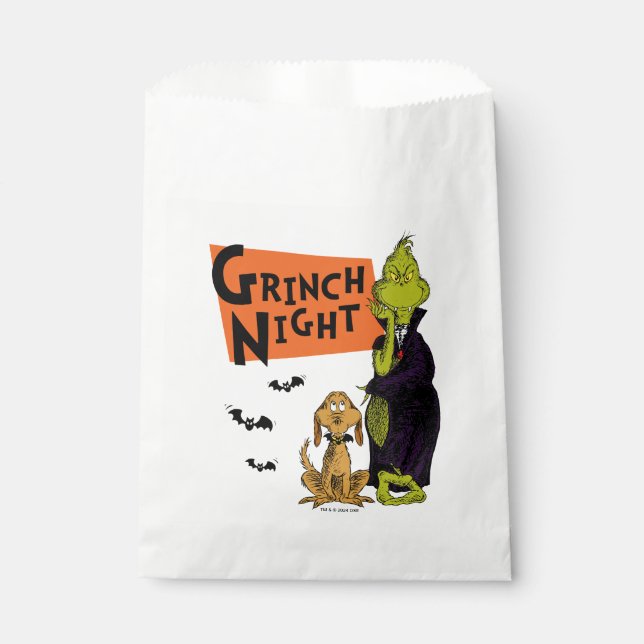 Dr. Seuss | Hallowen Grinch Night Graphic Favour Bags (Front)