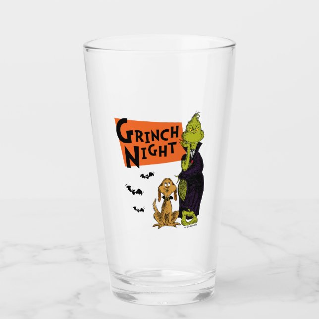 Dr. Seuss | Hallowen Grinch Night Graphic Glass (Front)